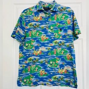 Polo Ralph Lauren men’s Hawaiian polo small
